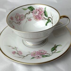 H & Co Selb Bavaria Germany Heinrich BLOSSOMTIME Pattern tea cup & saucer number